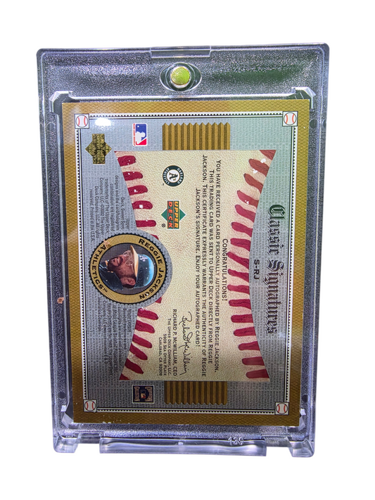 2001 Upper Deck Sweet Spot Classic Reggie Jackson