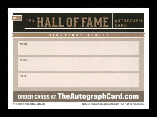 Rod Carew Autographed Hall of Fame Card Minnesota Twins, California Angels SKU #186804