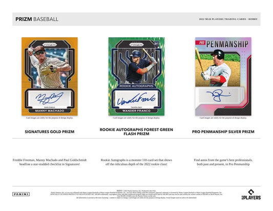 2022 Panini Prizm Baseball Hobby Box