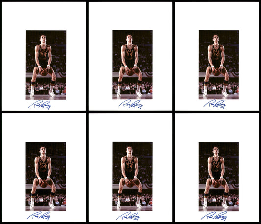 Rick Barry Autographed 8.5x11 Photo 12 Count Lot Golden State Warriors SKU #194017