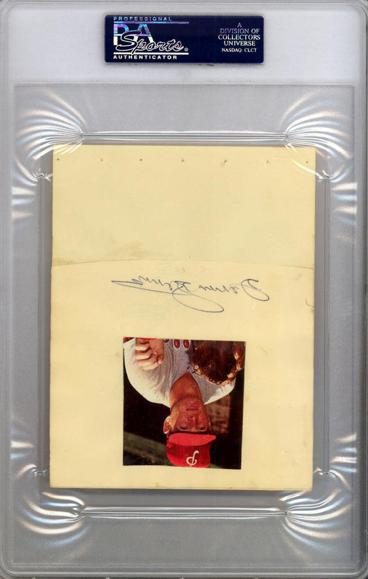 Charley Smith & Dennis Bennett Autographed 4.5x6 Album Page PSA/DNA #83964287