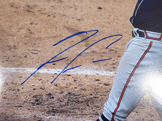 Ronald Acuna Jr. Autographed 16x20 Photo Atlanta Braves Beckett BAS Stock #181323