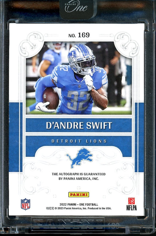 2022 Panini Panini One D'Andre Swift One Man Show Auto 1/1 Eagles