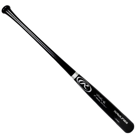 Rachel Balkovec Signed 1st Female manager Inscription Rawlings Black Baseball Bat (Beckett)