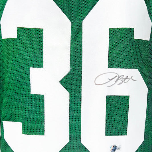 Leroy Butler Signed Green Bay Green Football Jersey (Beckett)