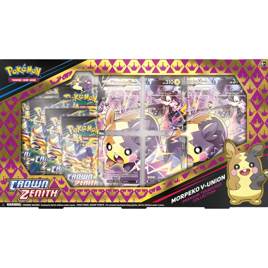 Sword & Shield: Crown Zenith - Premium Treasures Collection (Marnie & Morpeko V-Union) (7 Packs)