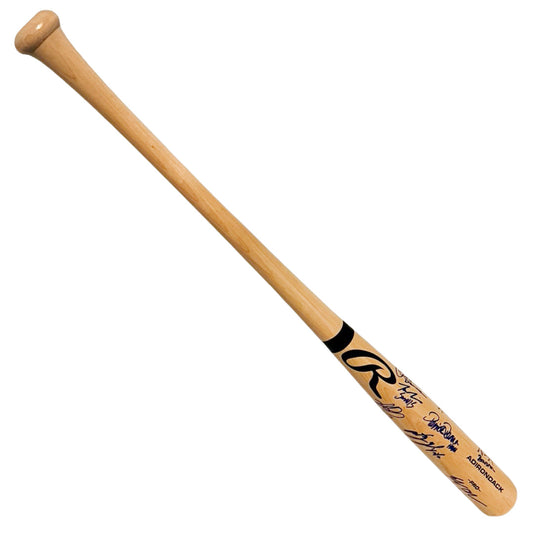 Sandlot Movie Cast 8 Signature With Patrick Renna Signed Rawlings Blonde Baseball Bat (Beckett)