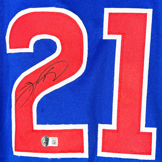 Sammy Sosa Signed Chicago Blue Signed on #2 Baseball Jersey (Beckett)