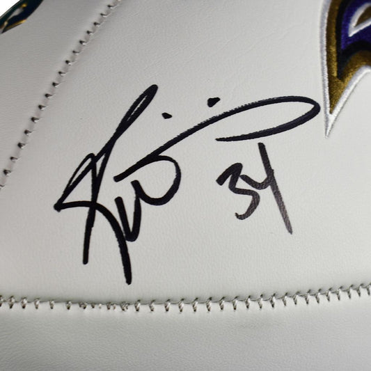 Ricky Williams Signed Baltimore Ravens Logo Football (Beckett)
