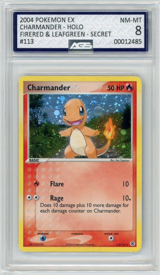 AGS (NM-MT 8) Charmander #113 - EX FireRed & LeafGreen (#00012485)