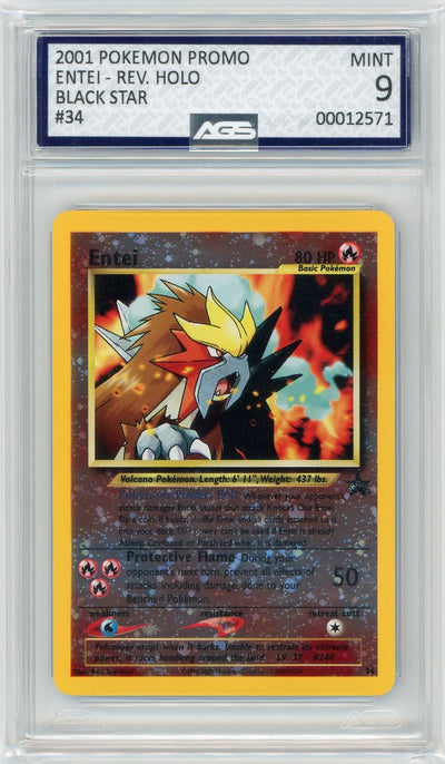AGS (MINT 9) Entei #34 - Wizards of the Coast Promos (#00012571)