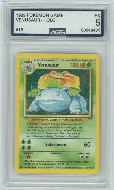 AGS (EX 5) Venusaur #15 - Base Set (#00048431)