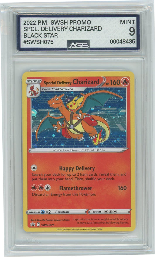 AGS (MINT 9) Special Delivery Charizard #75 - Sword & Shield Promos (#00048435)