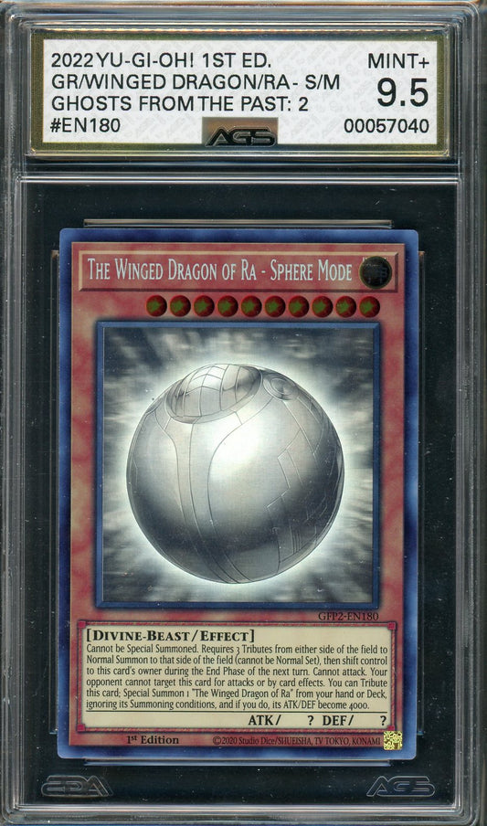 AGS (MINT+ 9.5) The Winged Dragon of Ra - Sphere Mode #EN180 - Ghosts From The Past The 2nd Haunting (#00057040)