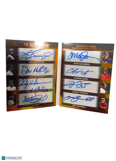 Rickey Henderson Griffey Bagwell Sandberg Ichiro Frank Thomas Mattingly Chipper