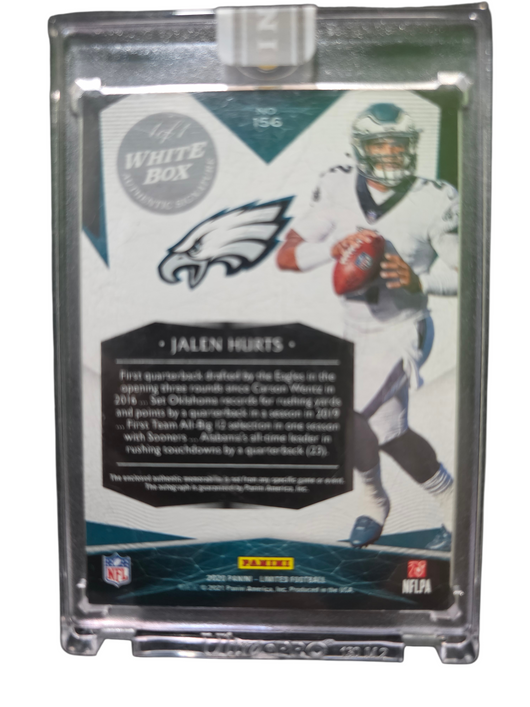 2020 Panini Limited Jalen Hurts #156 RC Patch 1/1
