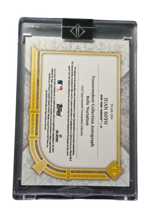 2024 Topps Transcendent Collection Juan Soto Relic