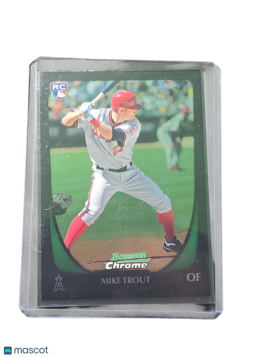 2011 Topps Bowman Chrome Draft Mike Trout #101 RC