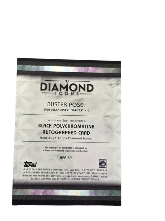 2023 Topps Diamond Icons Buster Posey #BPA-BP Black Polychromatink 1/1