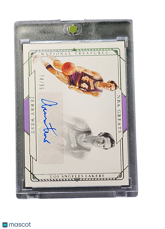 2021 Panini National Treasures NBA Greats Jerry West #GS-JRW 74/99