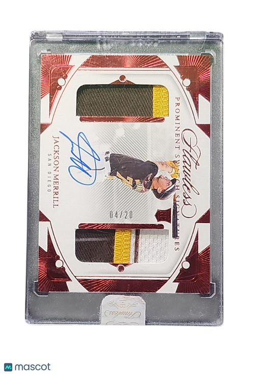 2024 Panini Flawless Jackson Merrill 04/20 Patch