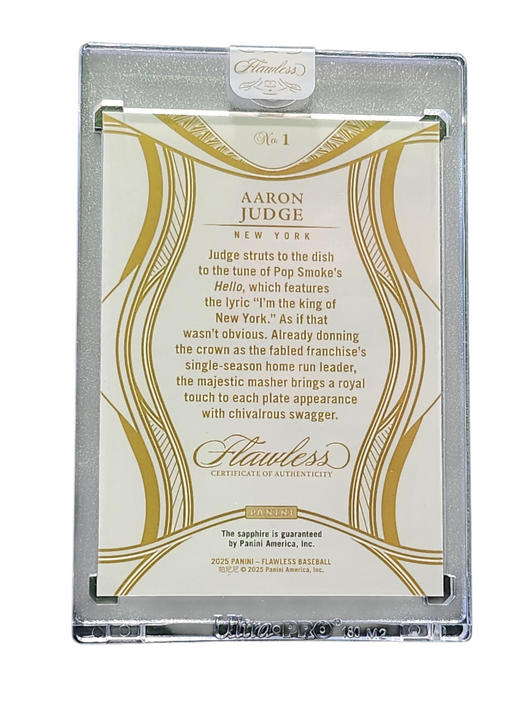 2025 Panini Flawless Baseball Aaron Judge #1
