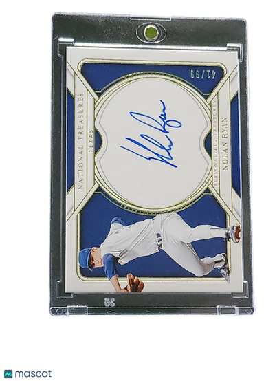 2025 Panini National Treasures Baseball Nolan Ryan #NP-NRY No-Pin