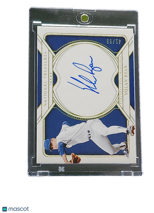 2025 Panini National Treasures Baseball Nolan Ryan #NP-NRY No-Pin