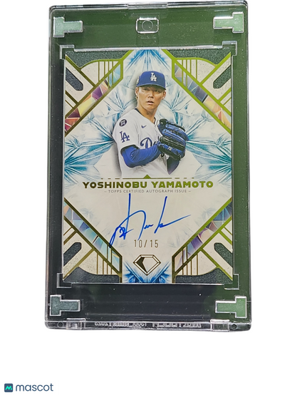 2025 Topps Diamond Icons Yoshinobu Yamamoto #AC-YY 10/15