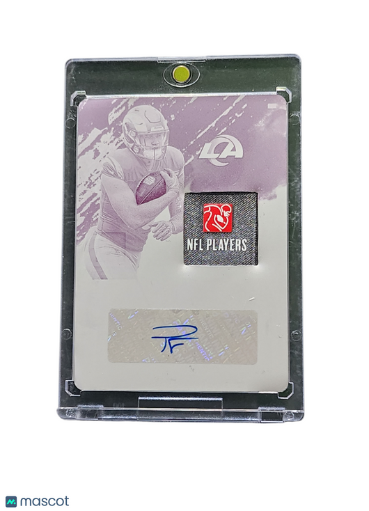 2025 Panini Terrance Ferguson #RKP-TFN Magenta Printing Plate Memorabilia