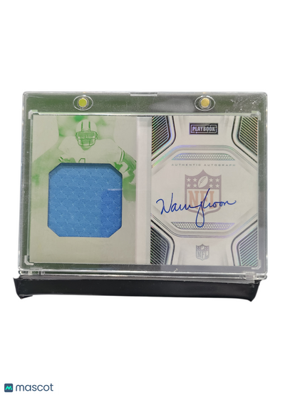 2023 Panini Playbook Warren Moon #PJA-WM 1/1 Printing Plate Auth Memorabilia