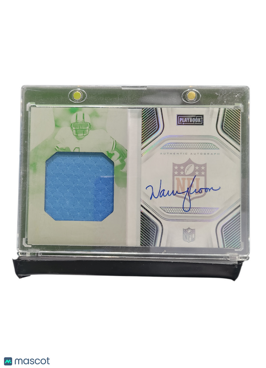 2023 Panini Playbook Warren Moon #PJA-WM 1/1 Printing Plate Auth Memorabilia