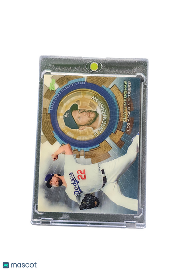 2020 Topps Update Series Clayton Kershaw #TBC-CK Commemorative Coin 27/50