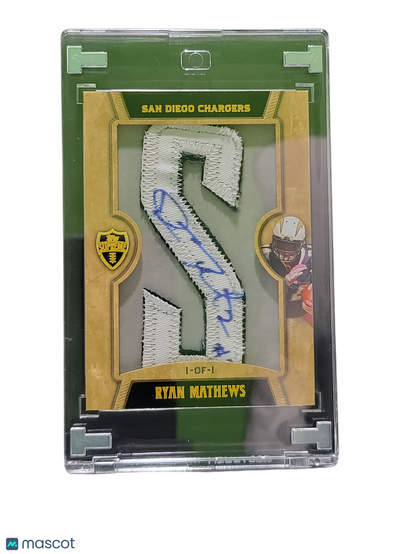 2010 Topps Supreme Ryan Mathews #SLP-RM Letter Patch Relic 1/1