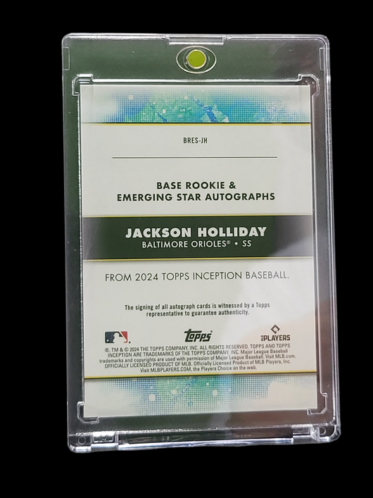 2024 Topps Inception Jackson Holliday #BRES-JH Purple 19/199