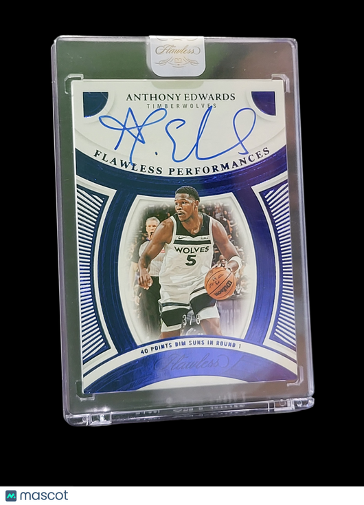 2025 Panini Flawless Flawless Performances Anthony Edwards #FP-ANT 3/8