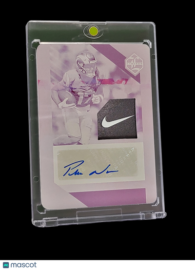 2024 Panini  Puka Nacua #128 Magenta Plate Printing Plate Nike Swoosh Patch 1/1
