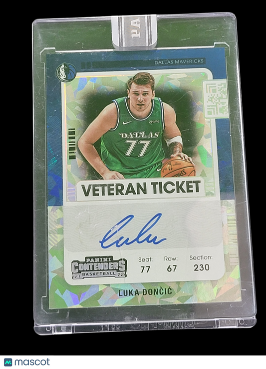 2022 Panini Contenders Basketball Luka Dončić #VT-LDC White Box 1/1