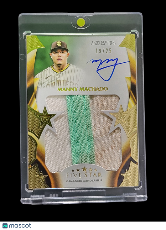 2023 Topps  Manny Machado #FSJP-MMA Auto Jumbo Patch Relic Card 19/25 Game-Used