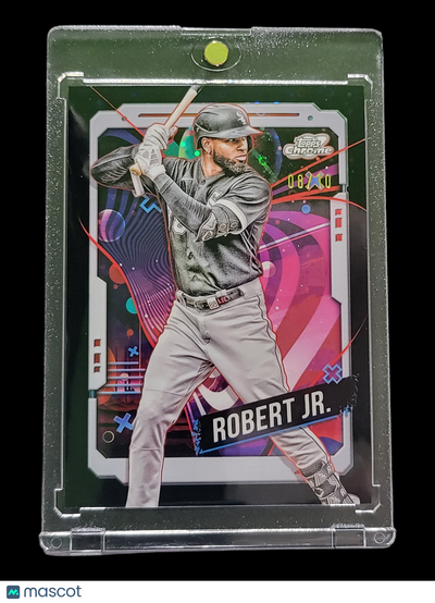 2024 Topps Chrome Cosmic Luis Robert Jr. #49 Green Nucleus Refractor