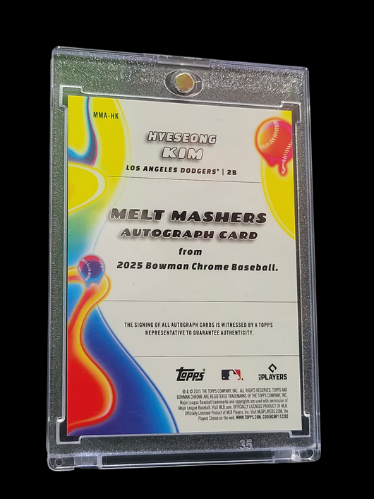 2025 Topps Bowman Chrome Melt Mashers Hye-seong Kim #MMA-HK RC