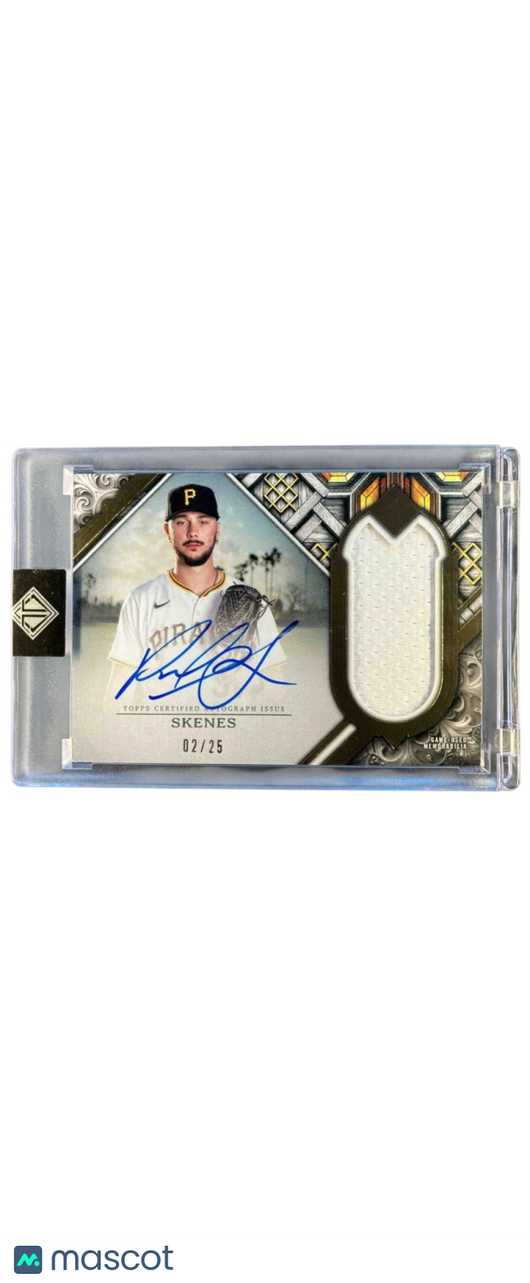 2025 Topps Transcendent Collection Paul Skenes #TCM-PS Relic 02/25 Memorabilia