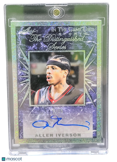 2022 Leaf In The Game Used Sports The Distinguished Series Allen Iverson #DS-AI1