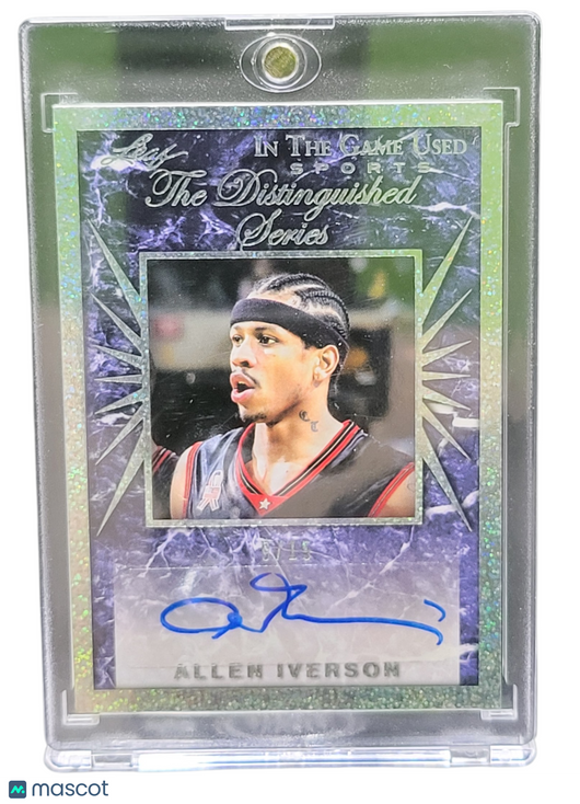 2022 Leaf In The Game Used Sports The Distinguished Series Allen Iverson #DS-AI1
