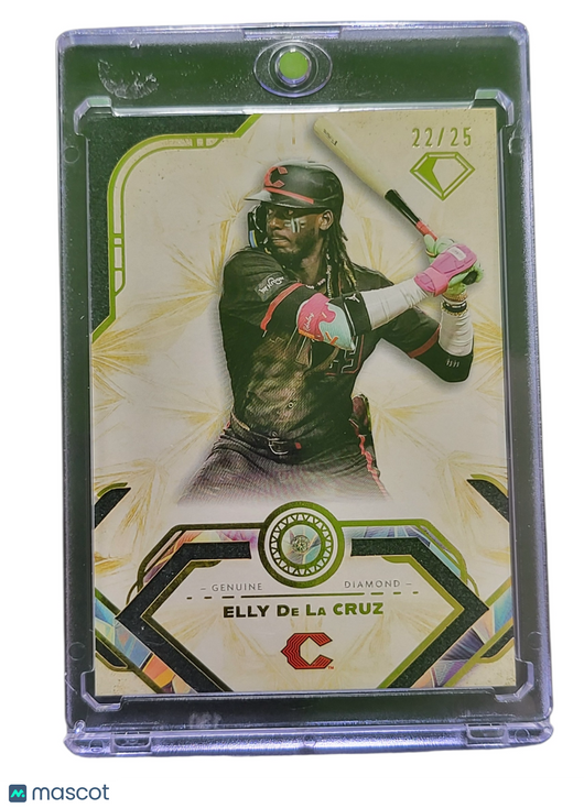 2025 Topps Gilded Collection Elly De La Cruz #88 Gold 22/25 Genuine Diamond