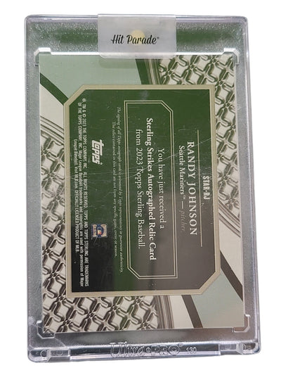 2023 Topps Sterling Randy Johnson #STAR-RJ Sterling Strikes Auto Game-Used 13/25