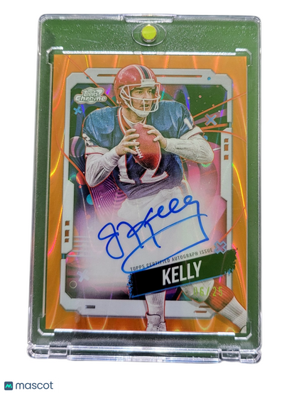 2024 Topps Cosmic Chrome Football Jim Kelly #CCA-JK Orange RayWave 06/25