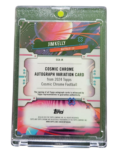 2024 Topps Cosmic Chrome Football Jim Kelly #CCA-JK Orange RayWave 06/25