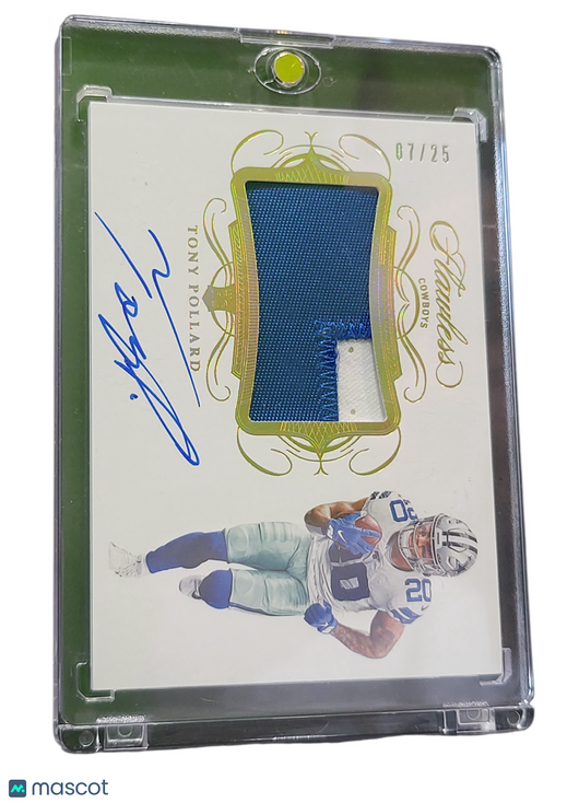 2020 Panini Flawless Tony Pollard #RPA-TP 07/25 Patch Memorabilia