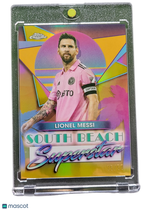 2024 Topps Chrome South Beach Superstar Lionel Messi #SB-6 35/60